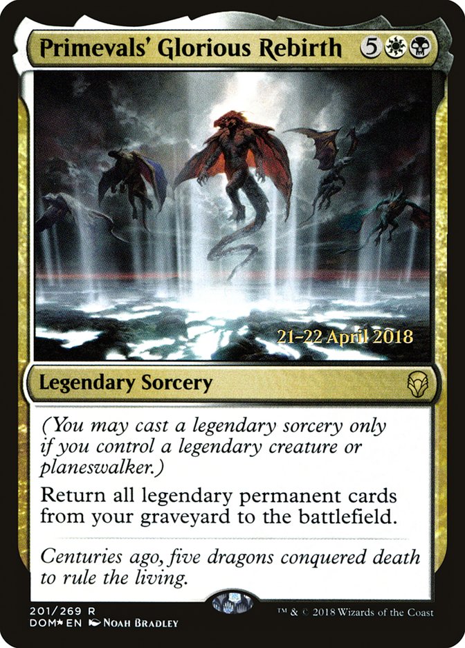 Primevals' Glorious Rebirth [Dominaria Prerelease Promos] | Total Play