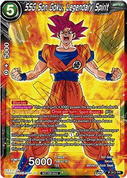 SSG Son Goku, Legendary Spirit (P-312) [Promotion Cards] | Total Play