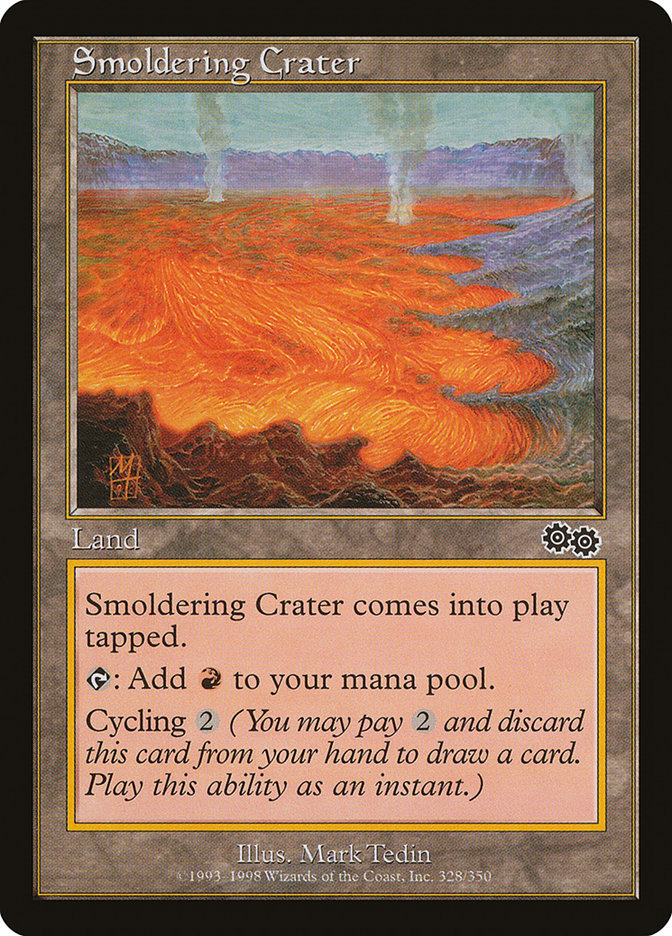 Smoldering Crater [Urza's Saga] | Total Play