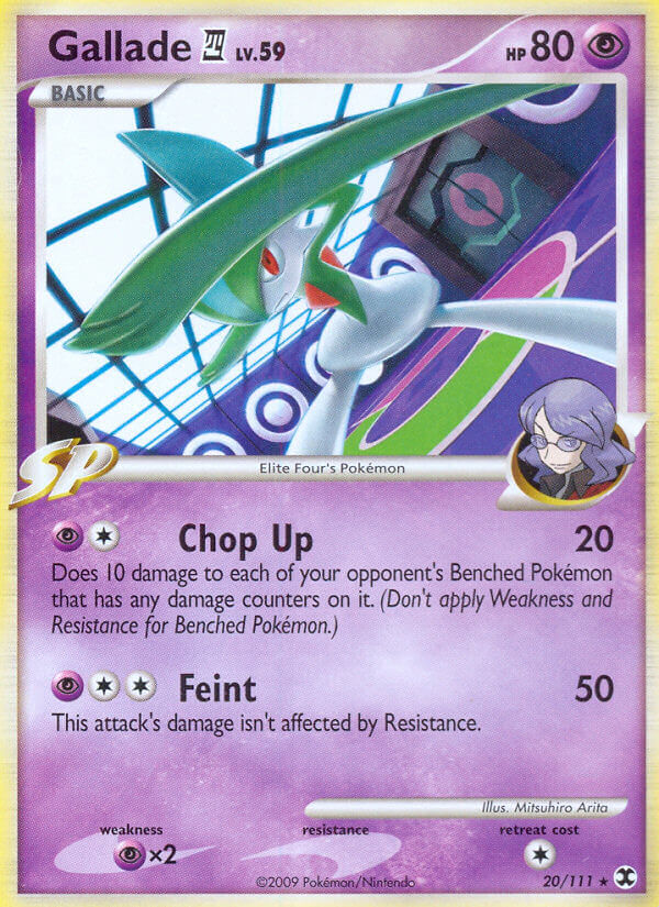 Gallade (20/111) (Theme Deck Exclusive) [Platinum: Rising Rivals] | Total Play