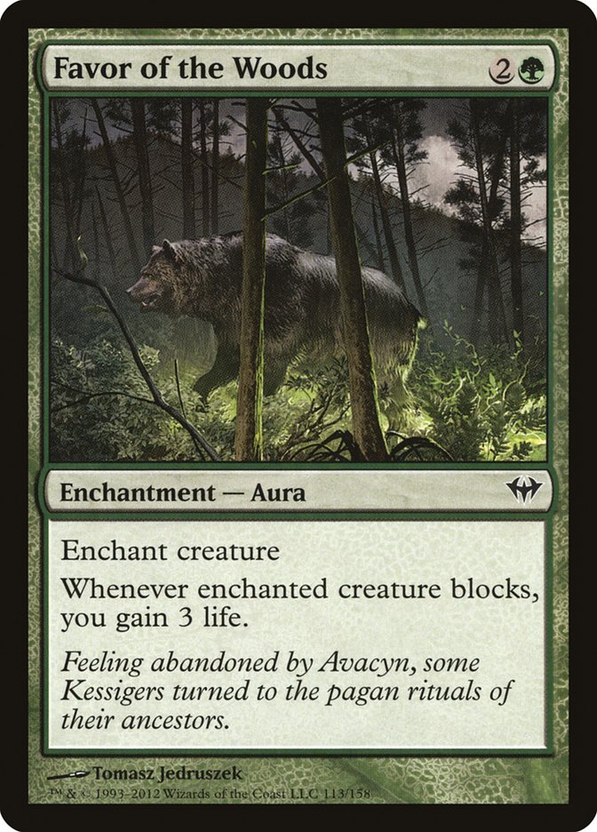 Favor of the Woods [Dark Ascension] | Total Play