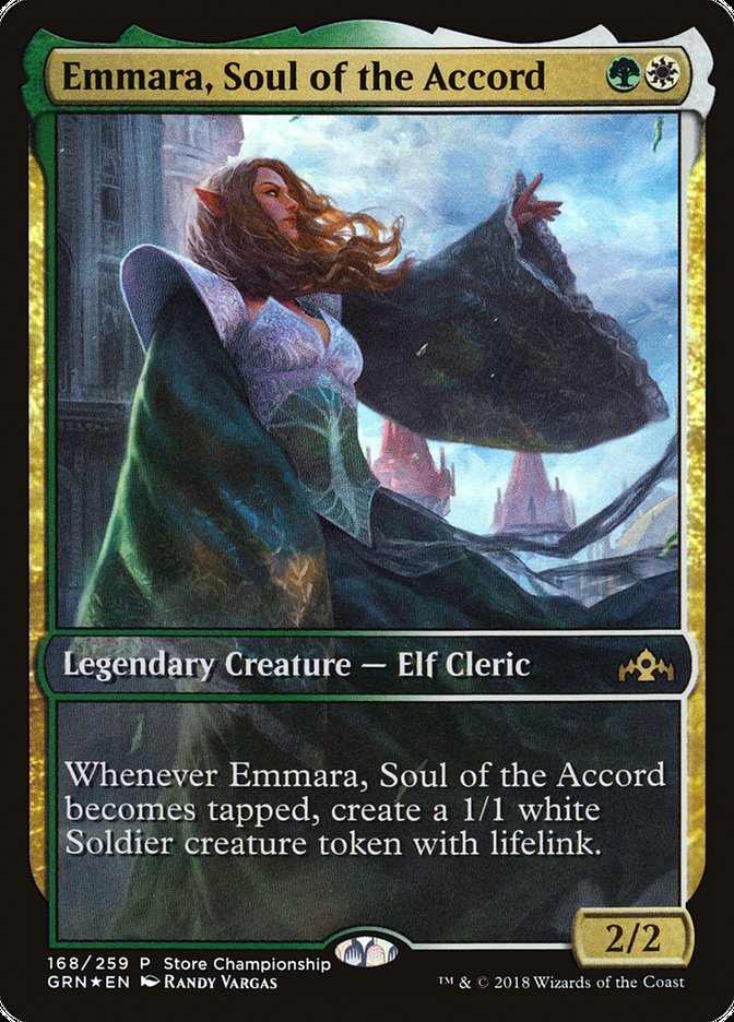Emmara, Soul of the Accord (Store Championship) (Full Art) [Guilds of Ravnica Promos] | Total Play