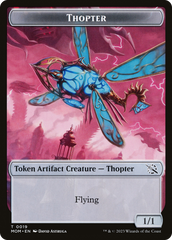Thopter // Spirit (14) Double-Sided Token [March of the Machine Tokens] | Total Play