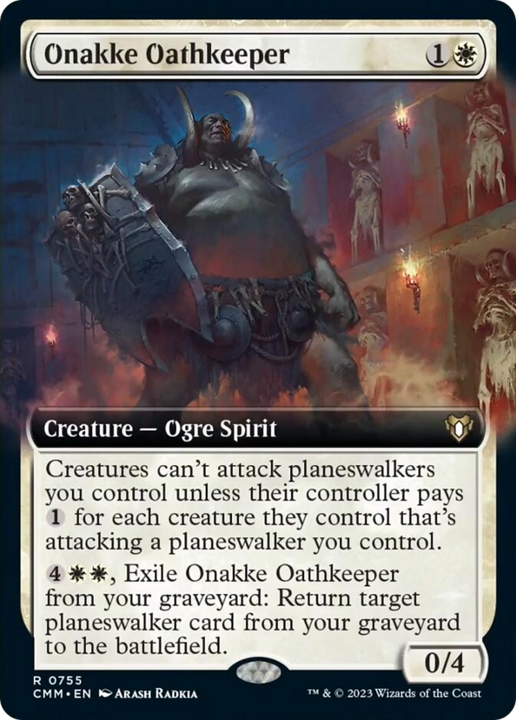 Onakke Oathkeeper (Extended Art) [Commander Masters] | Total Play