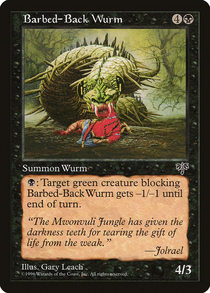 Barbed-Back Wurm [Mirage] | Total Play