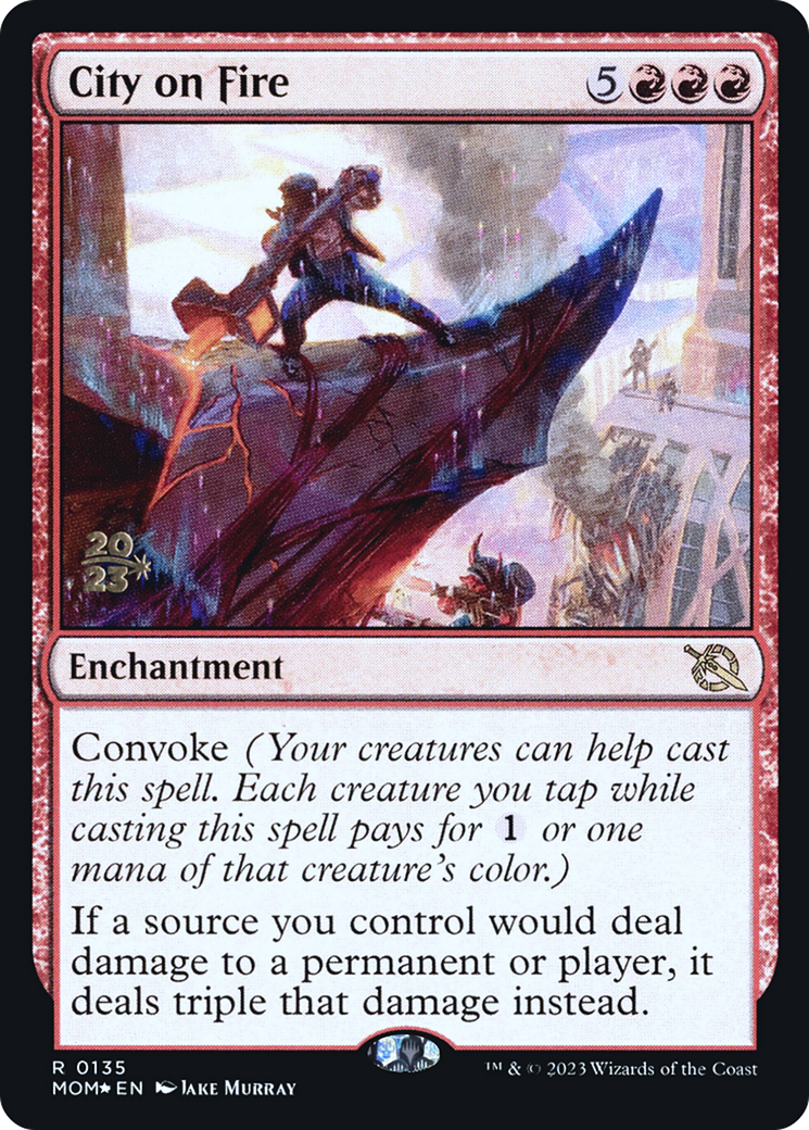 City on Fire [March of the Machine Prerelease Promos] | Total Play