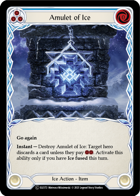 Amulet of Ice [U-ELE172] (Tales of Aria Unlimited)  Unlimited Normal | Total Play