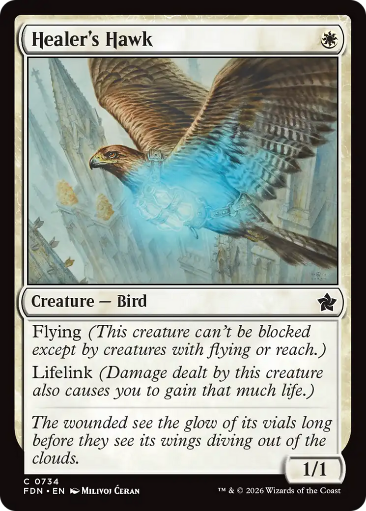 Healer's Hawk (0734) [Foundations] | Total Play