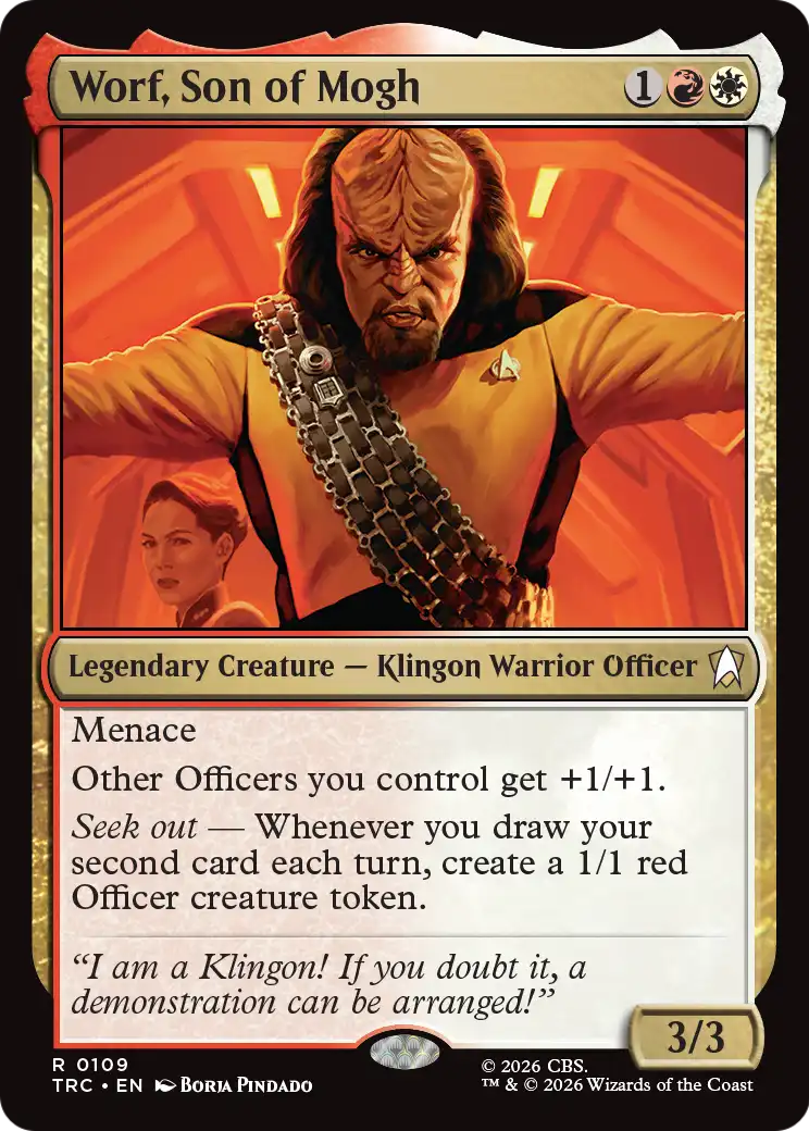 Worf, Son of Mogh (Surge Foil) [Star Trek Commander] | Total Play