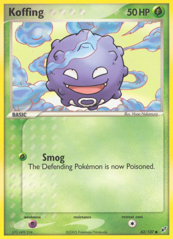 Koffing (62/107) [EX: Deoxys] | Total Play