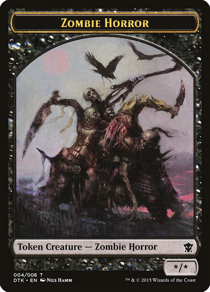 Zombie Horror Token [Dragons of Tarkir Tokens] | Total Play