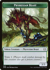 Phyrexian Goblin // Phyrexian Beast Double-Sided Token [Phyrexia: All Will Be One Tokens] | Total Play