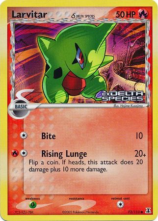 Larvitar (73/113) (Delta Species) (Stamped) [EX: Delta Species] | Total Play