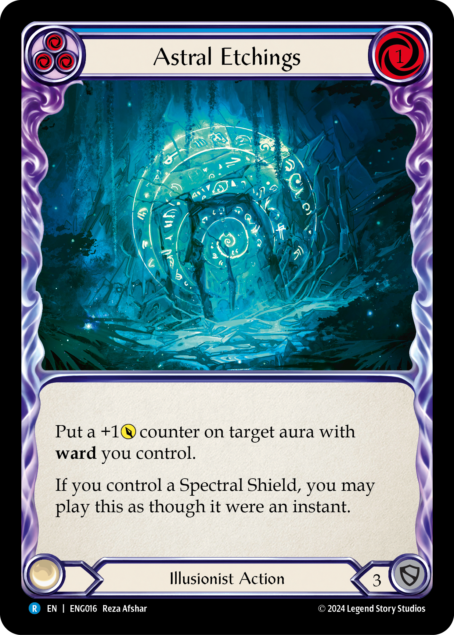 Astral Etchings [ENG016] (Part the Mistveil Enigma Blitz Deck) | Total Play