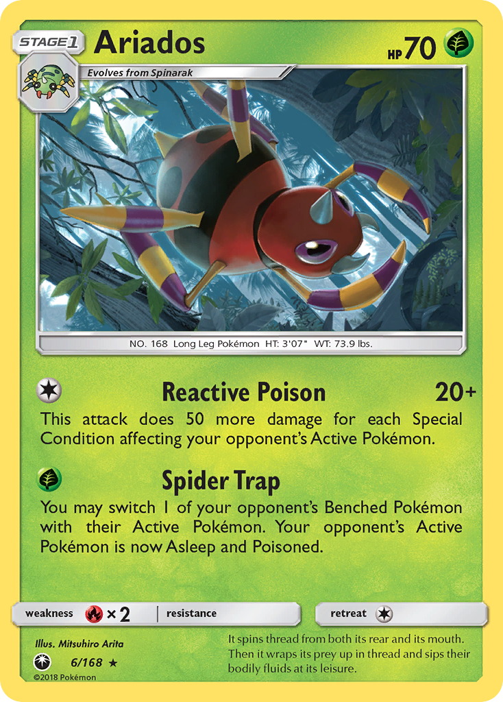 Ariados (6/168) [Sun & Moon: Celestial Storm] | Total Play