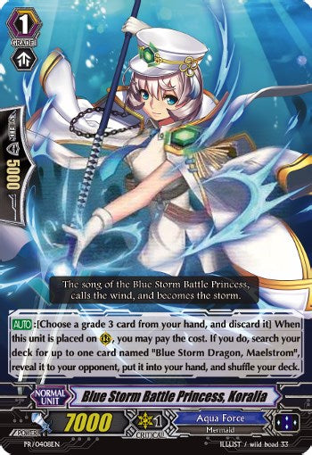 Blue Storm Battle Princess, Koralia (PR/0408EN) [Promo Cards] | Total Play
