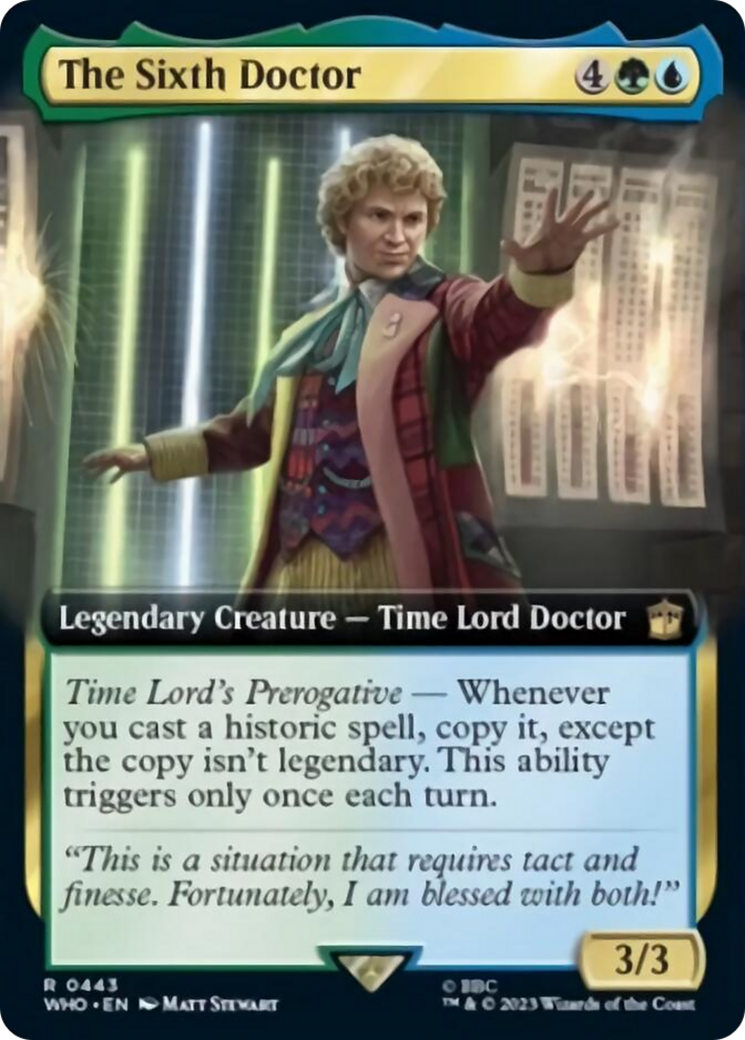 The Sixth Doctor (Extended Art) [Doctor Who] | Total Play