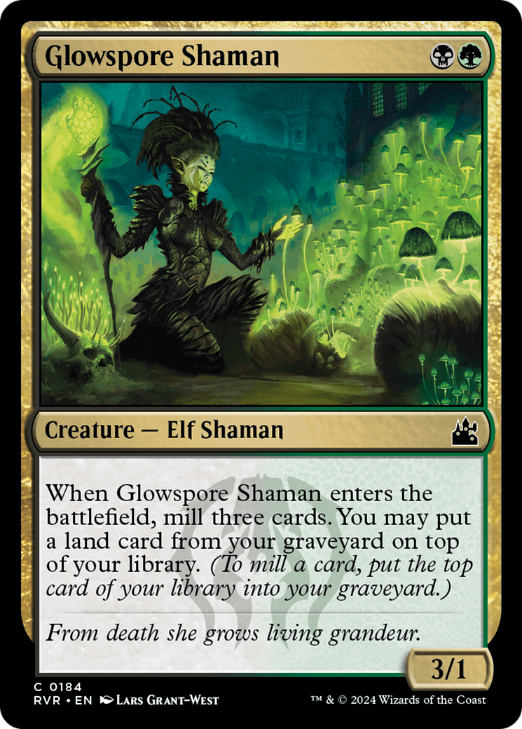 Glowspore Shaman [Ravnica Remastered] | Total Play