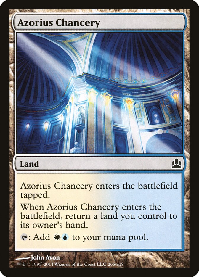 Azorius Chancery [Commander 2011] | Total Play