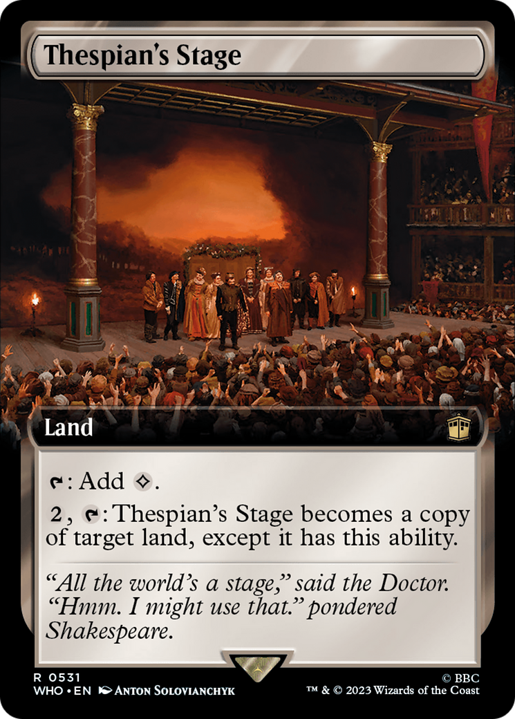 Thespian's Stage (Extended Art) [Doctor Who] | Total Play