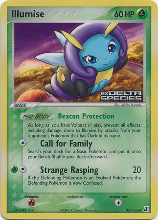 Illumise (45/113) (Stamped) [EX: Delta Species] | Total Play