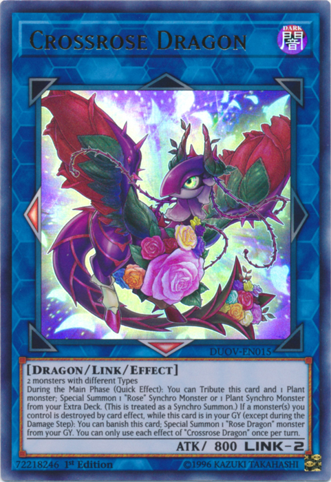 Crossrose Dragon [DUOV-EN015] Ultra Rare | Total Play