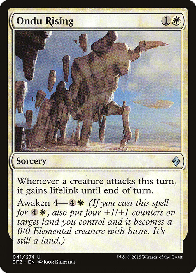 Ondu Rising [Battle for Zendikar] | Total Play