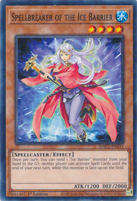 Spellbreaker of the Ice Barrier (Duel Terminal) [HAC1-EN041] Common | Total Play