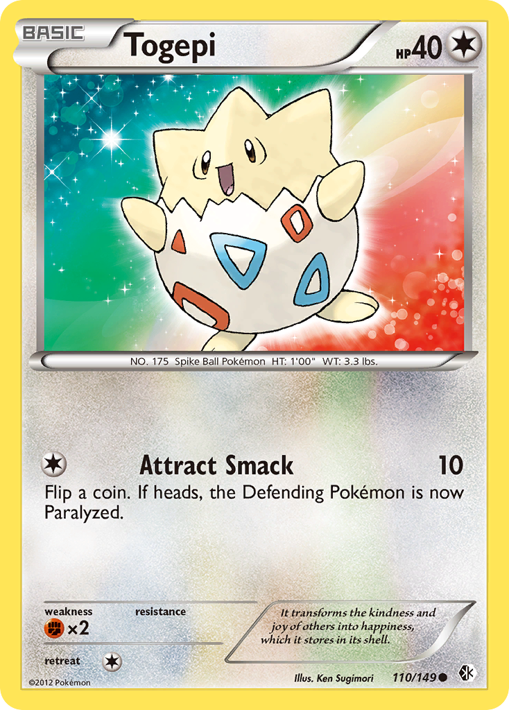 Togepi (110/149) [Black & White: Boundaries Crossed] | Total Play