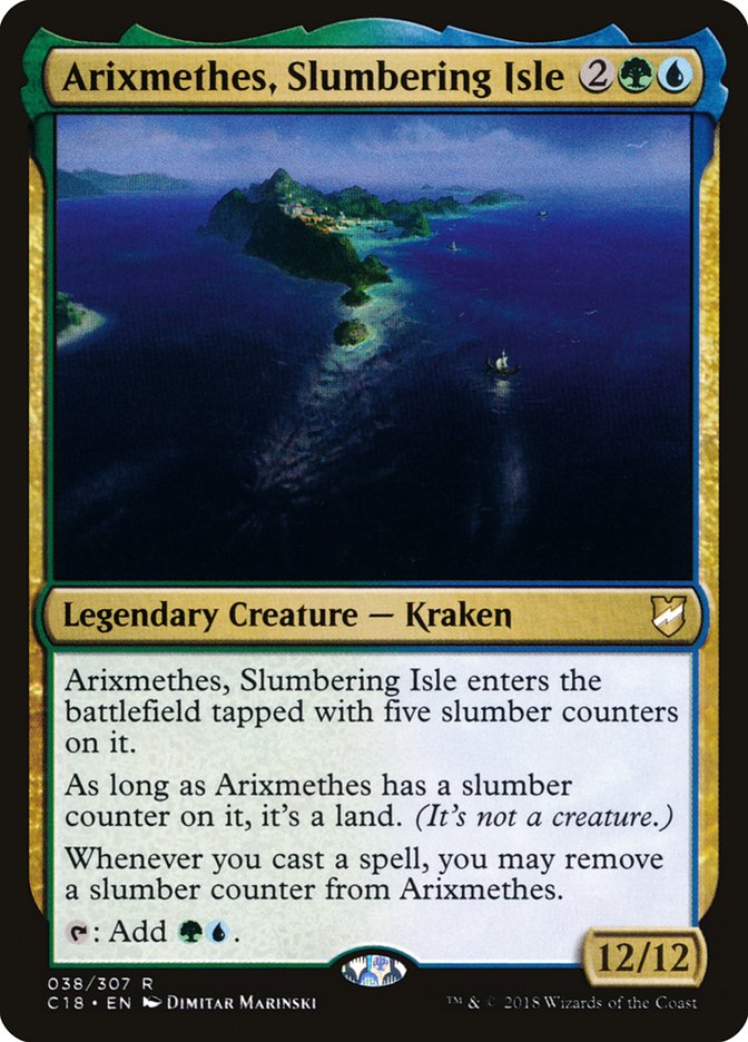 Arixmethes, Slumbering Isle [Commander 2018] | Total Play