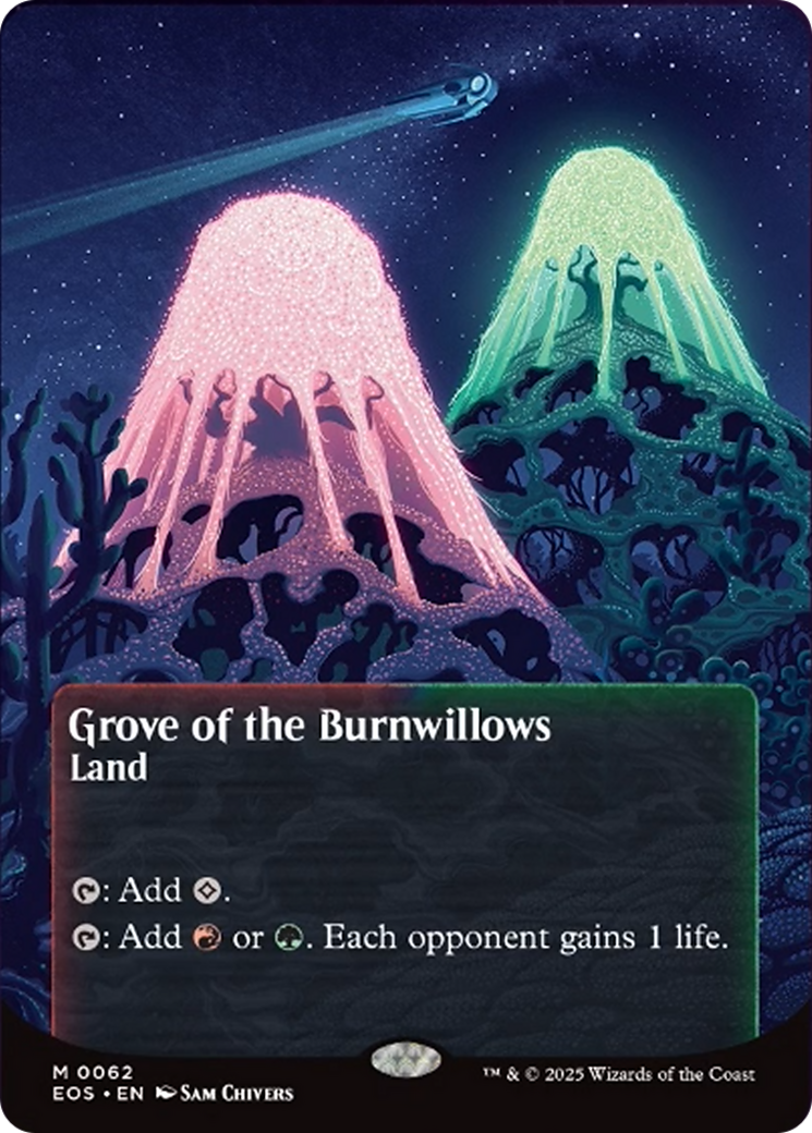 Grove of the Burnwillows (0062) (Borderless) [Edge of Eternities: Stellar Sights] | Total Play