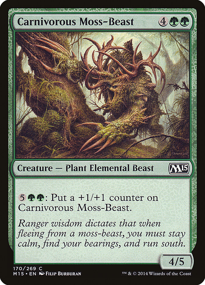 Carnivorous Moss-Beast [Magic 2015] | Total Play