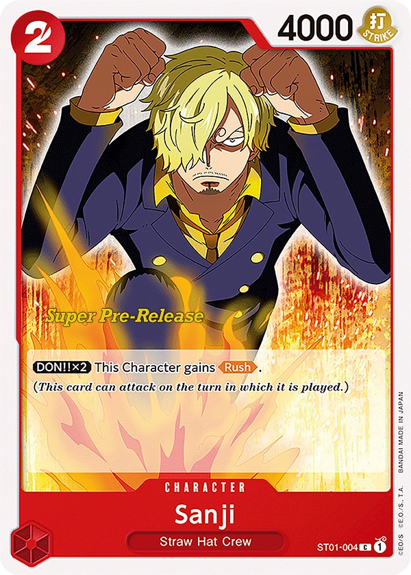 Sanji [Super Pre-Release Starter Deck: Straw Hat Crew] | Total Play