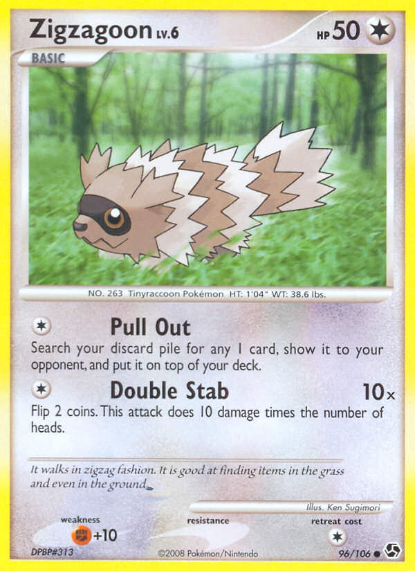 Zigzagoon (96/106) [Diamond & Pearl: Great Encounters] | Total Play