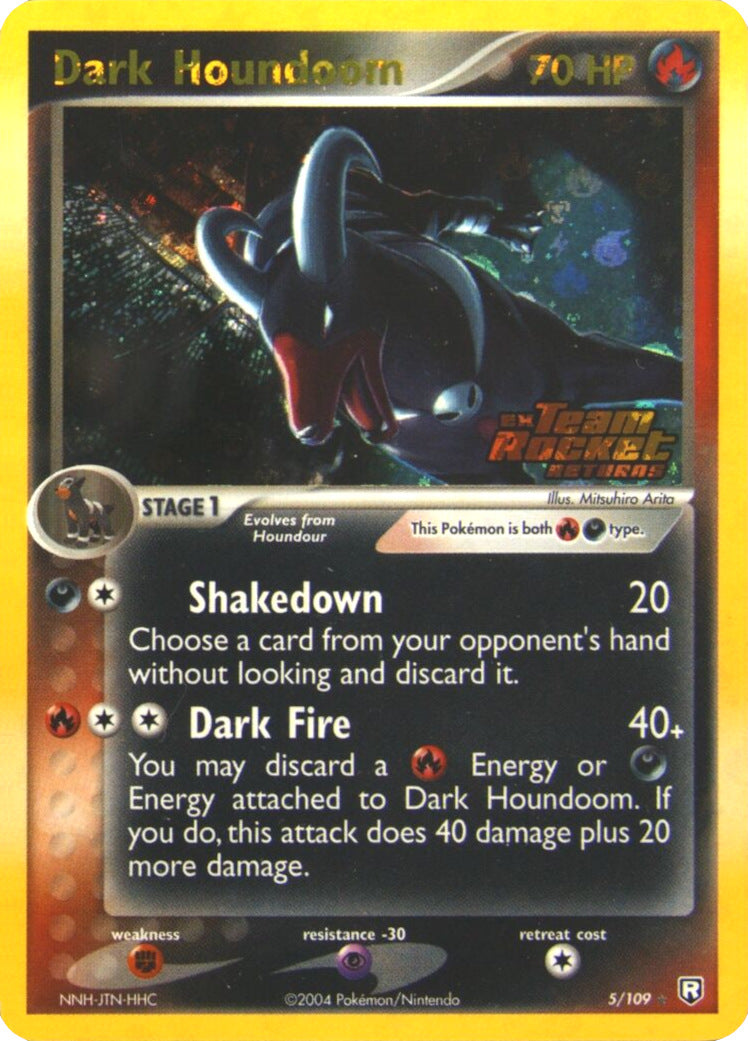Dark Houndoom (5/109) (Stamped) [EX: Team Rocket Returns] | Total Play