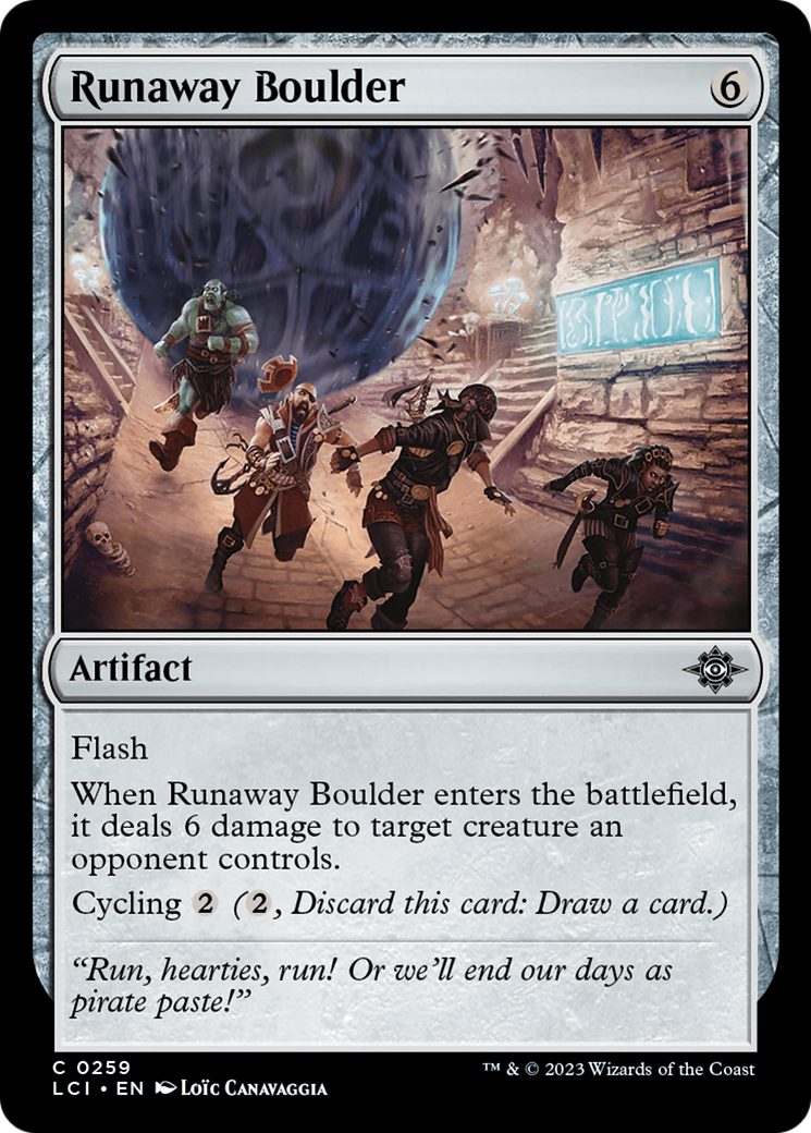 Runaway Boulder [The Lost Caverns of Ixalan] | Total Play