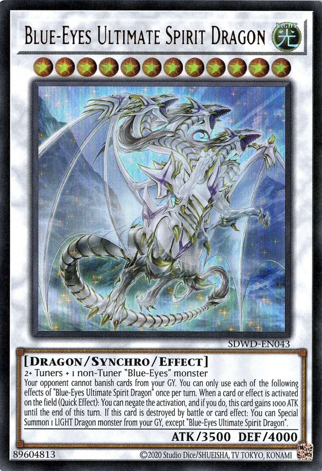 Blue-Eyes Ultimate Spirit Dragon (Unlimited) [SDWD-EN043] Ultra Rare | Total Play