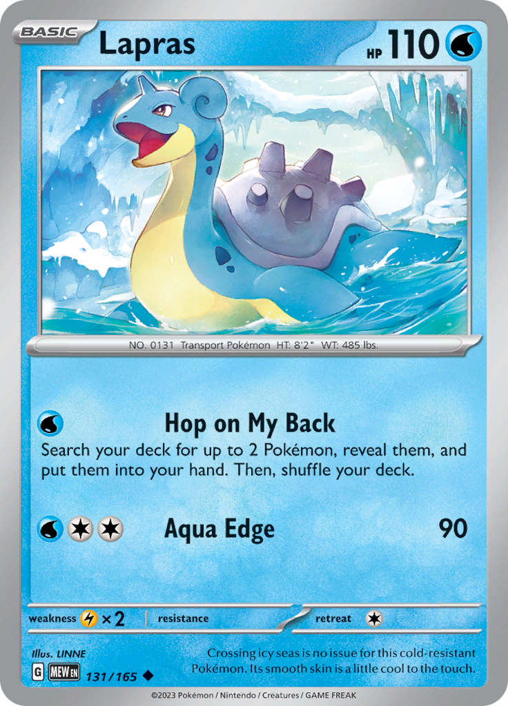 Lapras (131/165) [Scarlet & Violet: 151] | Total Play