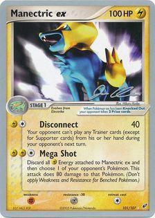 Manectric ex (101/107) (Mewtrick - Jason Klaczynski) [World Championships 2006] | Total Play