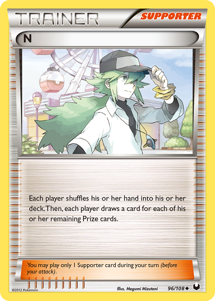 N (96/108) [Black & White: Dark Explorers] | Total Play
