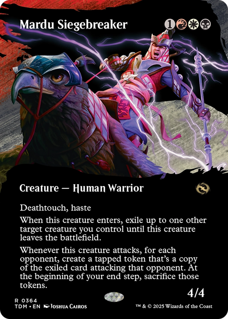 Mardu Siegebreaker (Borderless) [Tarkir: Dragonstorm] | Total Play
