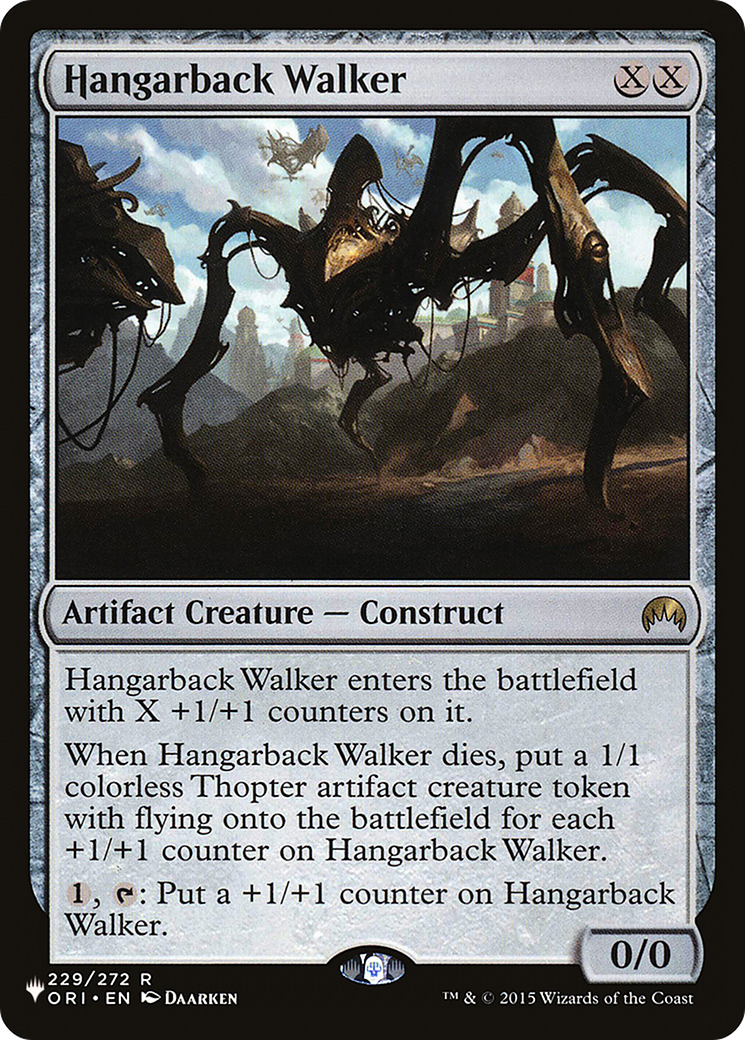 Hangarback Walker [The List] | Total Play