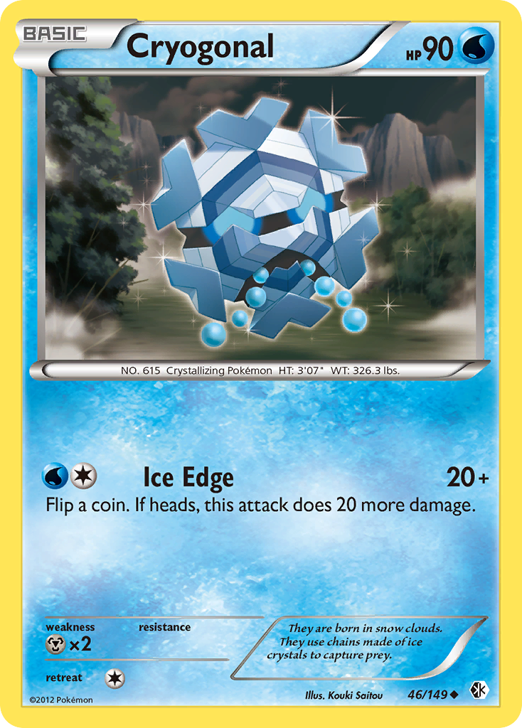 Cryogonal (46/149) [Black & White: Boundaries Crossed] | Total Play