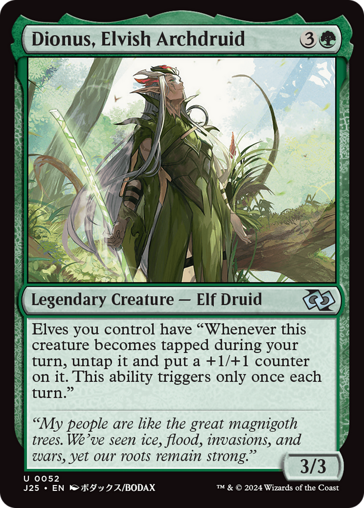 Dionus, Elvish Archdruid [Foundations Jumpstart] | Total Play