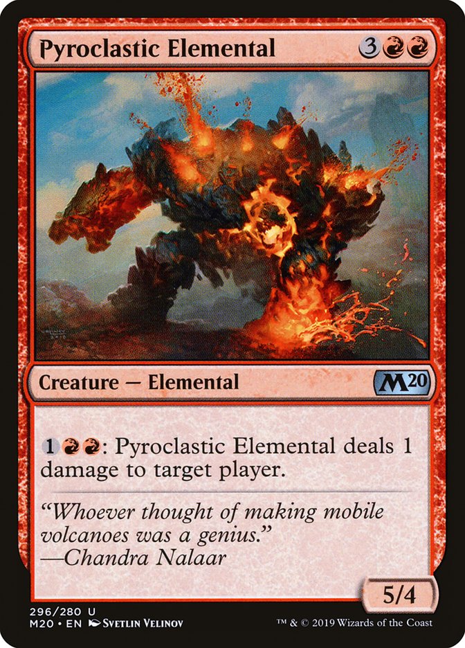 Pyroclastic Elemental [Core Set 2020] | Total Play