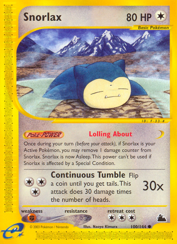Snorlax (100/144) [Skyridge] | Total Play