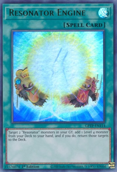 Resonator Engine [GFTP-EN114] Ultra Rare | Total Play