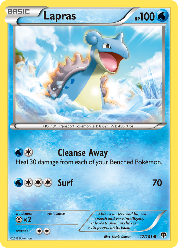 Lapras (17/101) [Black & White: Plasma Blast] | Total Play