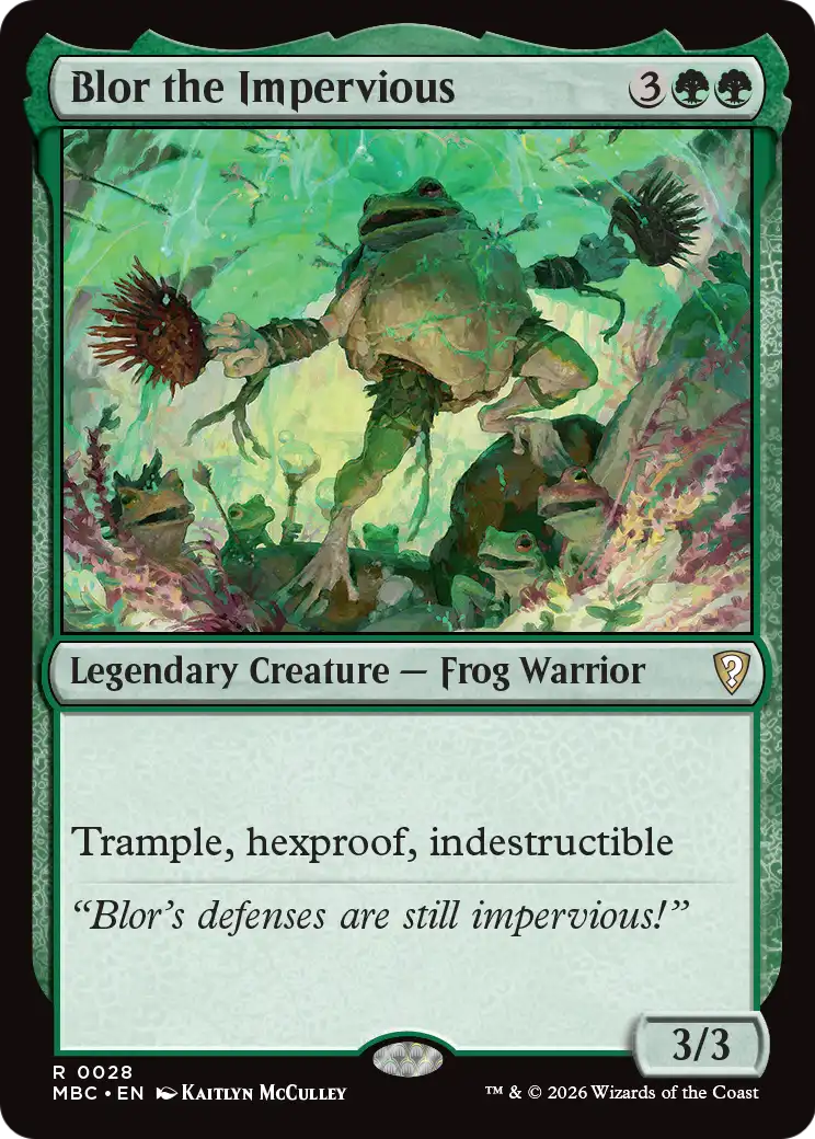 Blor the Impervious [Mystery Booster: Commander Edition] | Total Play