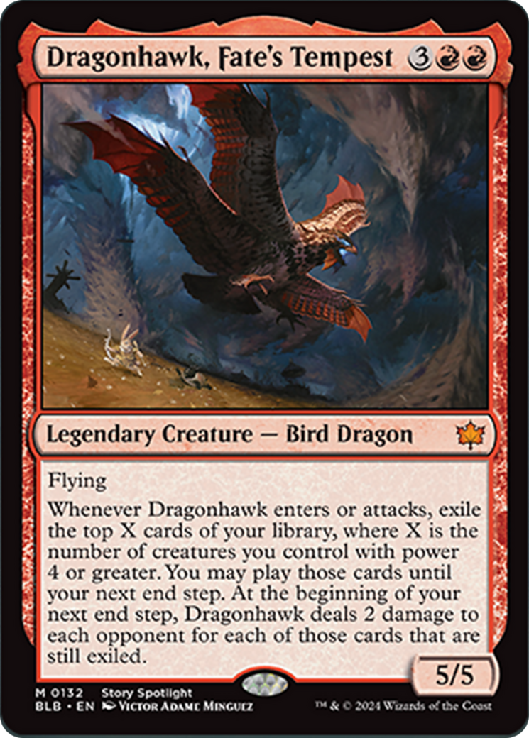 Dragonhawk, Fate's Tempest [Bloomburrow] | Total Play
